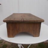 Wooden stool footrest