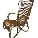 Ensemble de deux chaises en rotin modèle Belse 8 par Dirk van Sliedregt Rohe Noordwolde 1960