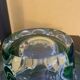 Glass fruit bowl