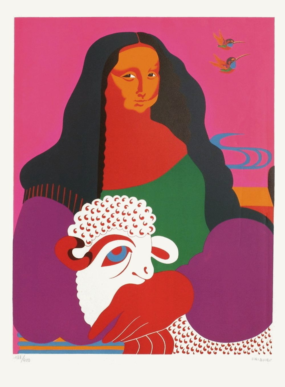 Nicolas Uriburu la Joconde 1967