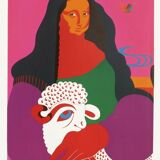 Nicolas uriburu the mona lisa 1967