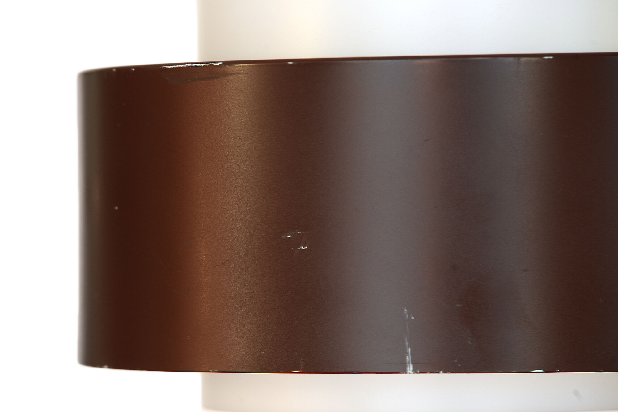 Pendant light "Cylindus" by Uno and Östen Kristiansson for Luxus. Sweden 1970s