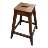 High oak workshop stool