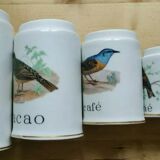 Spice pots Porcelain Birds