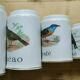 Spice pots Porcelain Birds