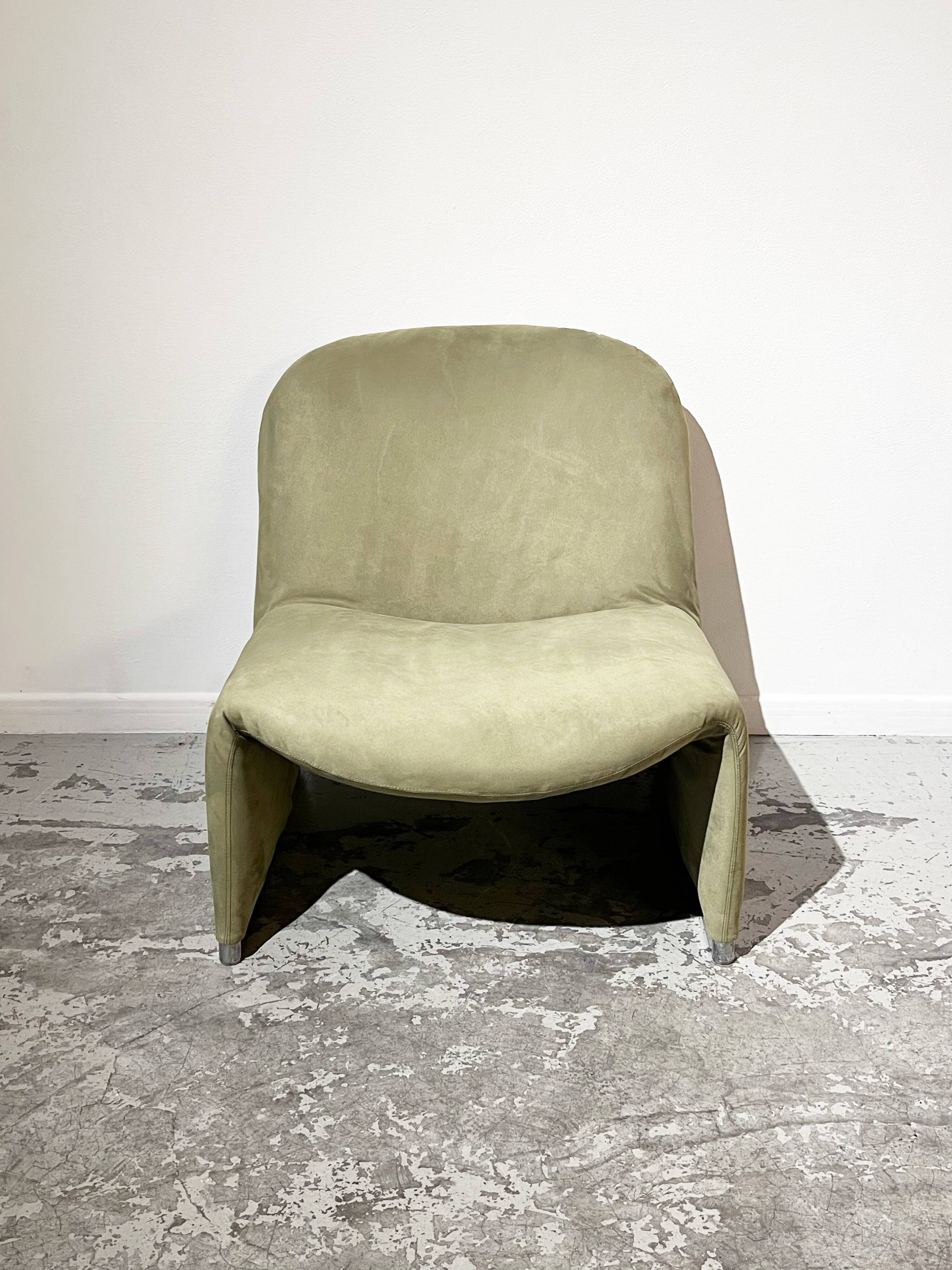 Alky fireside chair by Giancarlo Piretti for Castelli Italy 1970s