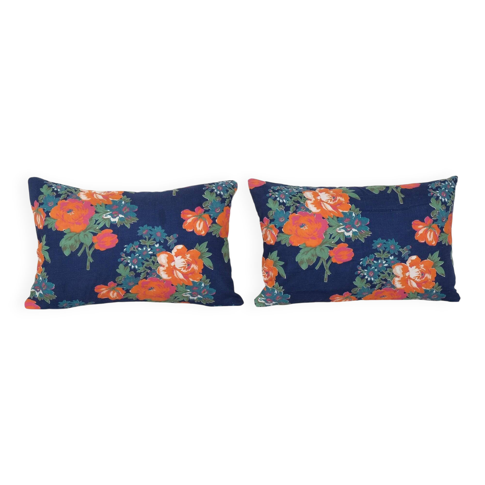 Set of 2 vintage Turkish cushion covers 61x41 cm