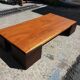 Table basse en acajou massif