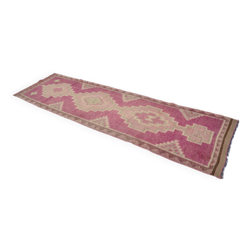 Turkish Handknotted Hallway Runner sku 2172