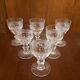 6 glasses of crystal white wine Saint Louis Trianon h 9.8 cm