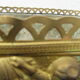 Brass planter with its zinc tray