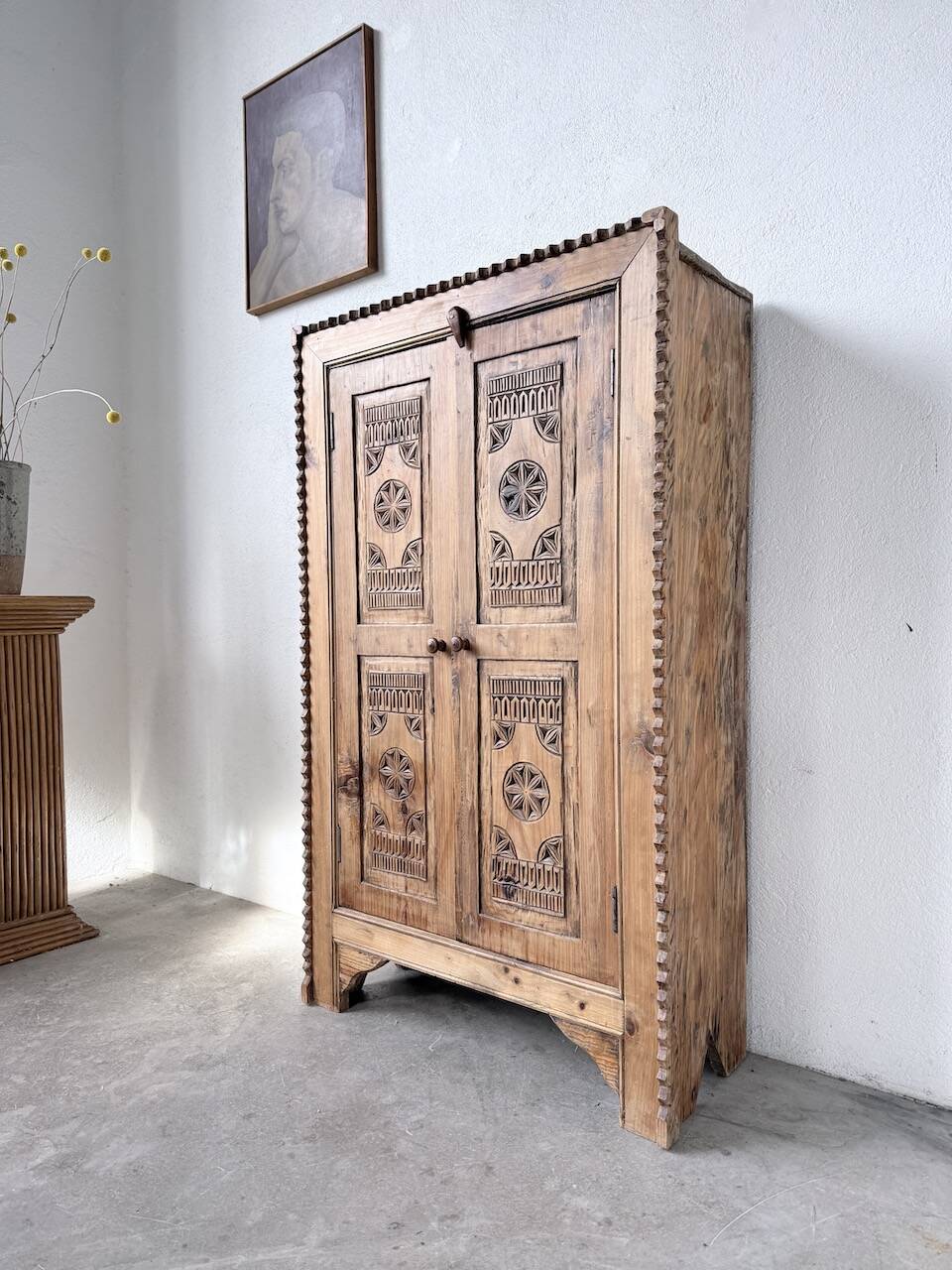 Small cabinet in folk art style