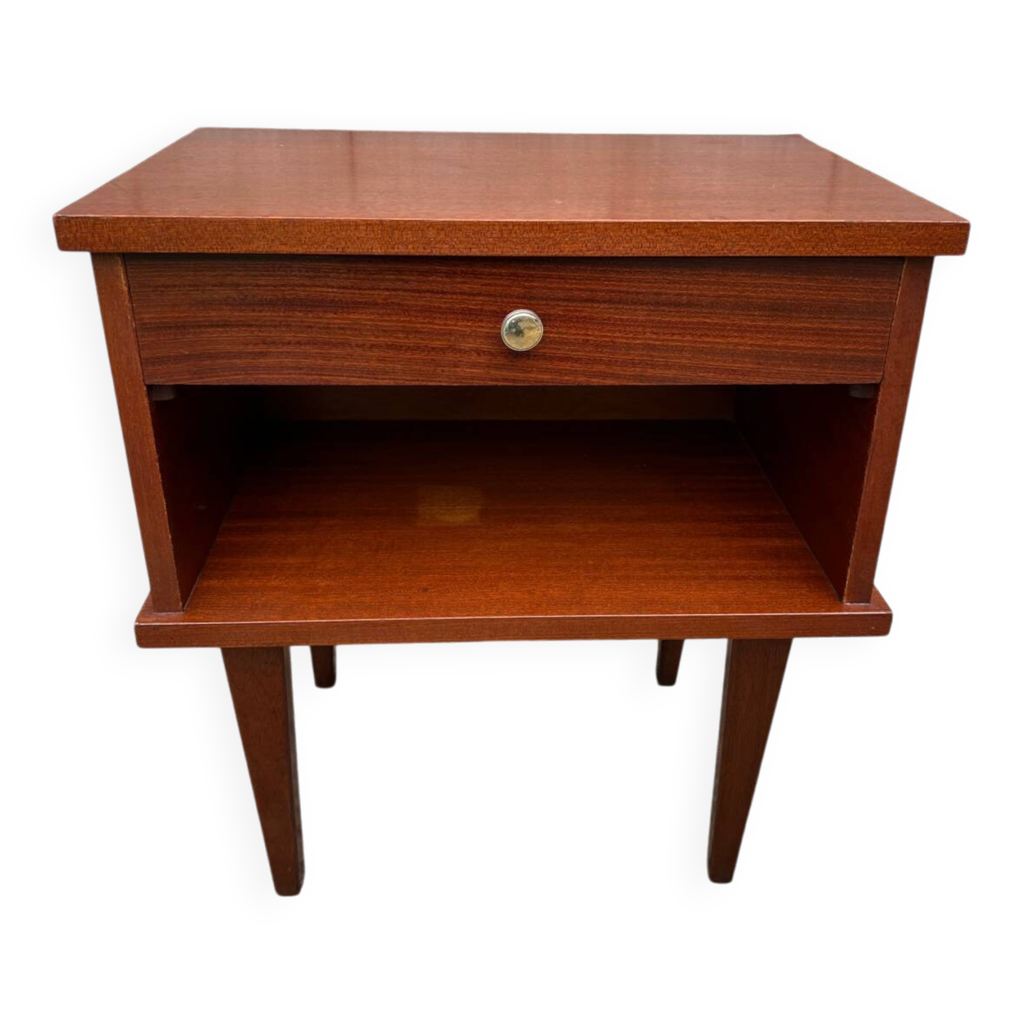 Vintage wooden bedside table