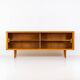 Sideboard with glass doors by CFC Silkeborg (Denmark, 1960s).