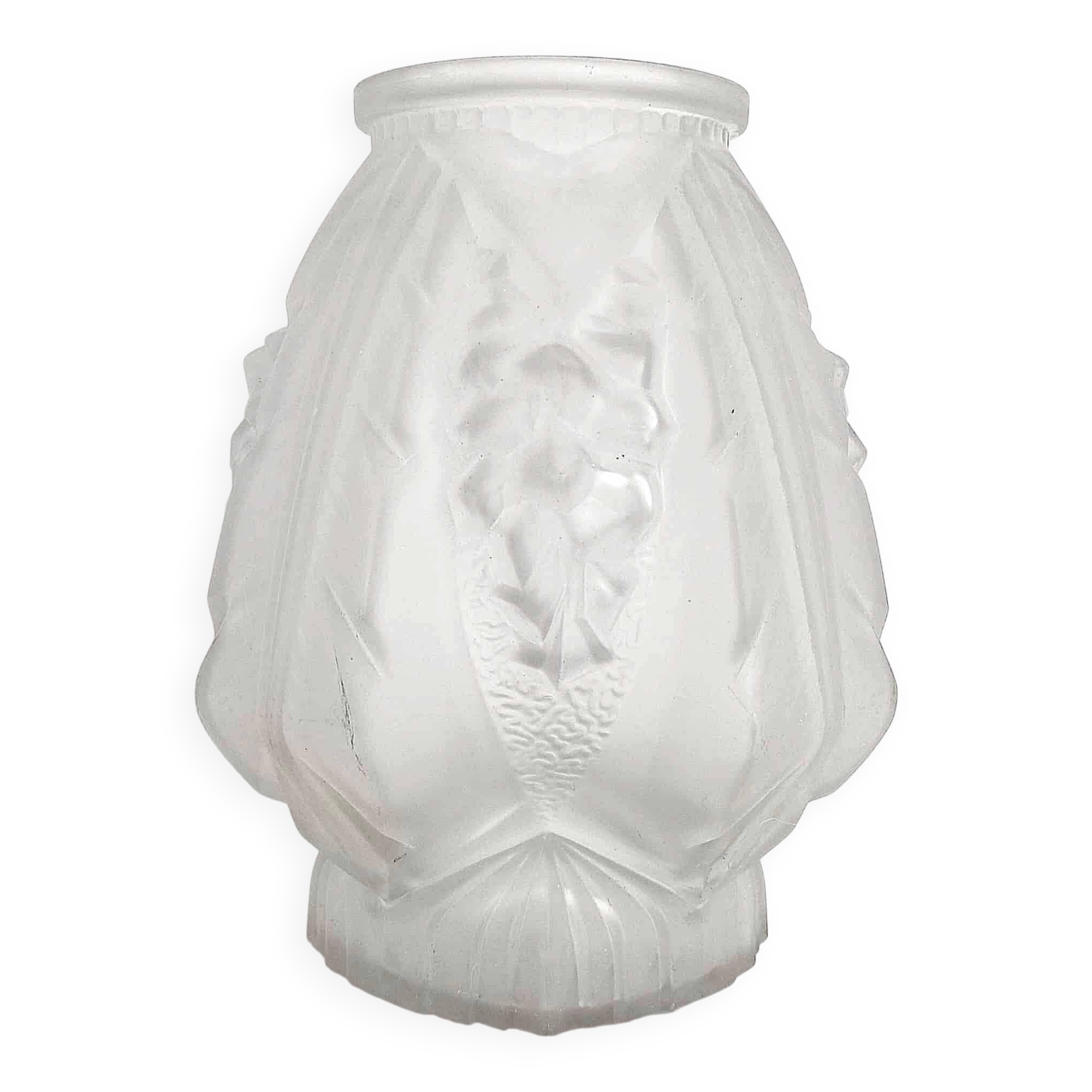 Art vase signed Muller, Height 20 cm