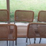 Set of 5 B32 Marcel Breuer cesca chairs