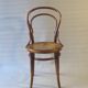 Bistro chair N°14 wooden seat, circa 1890