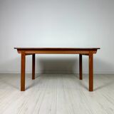 60s vintage Swedish teak extendable dining table by Nils Jonsson for Hugo Troeds