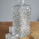 Pressed glass whisky decanter