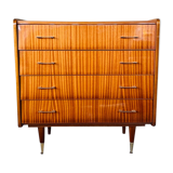 Vintage chest of drawers with 4 drawers by Capelle, circa 60's