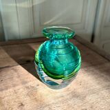 Murano Sommerso glass bottle, Luigi Onesto