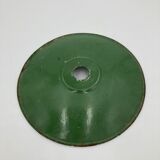 Green enamel cake