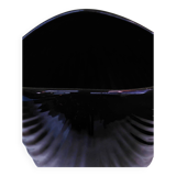 Black shell vase