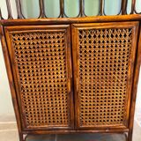 Vintage rattan shelf