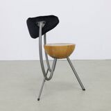 4x Postmodern Dining Chair by Rob Eckhardt, 1980s NEW upholstery