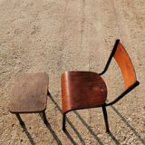 Chair & children's stool vintage year 50/60