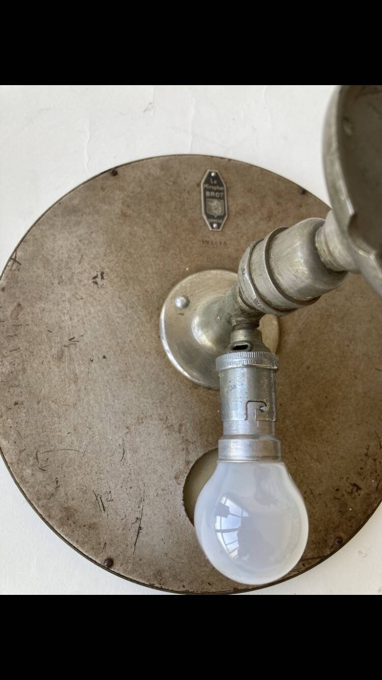 2 miroirs lampe salle de bain art deco 1930  Brot