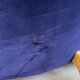 Vintage Organic Form Curved Velvet Sofa, Late 20th Century