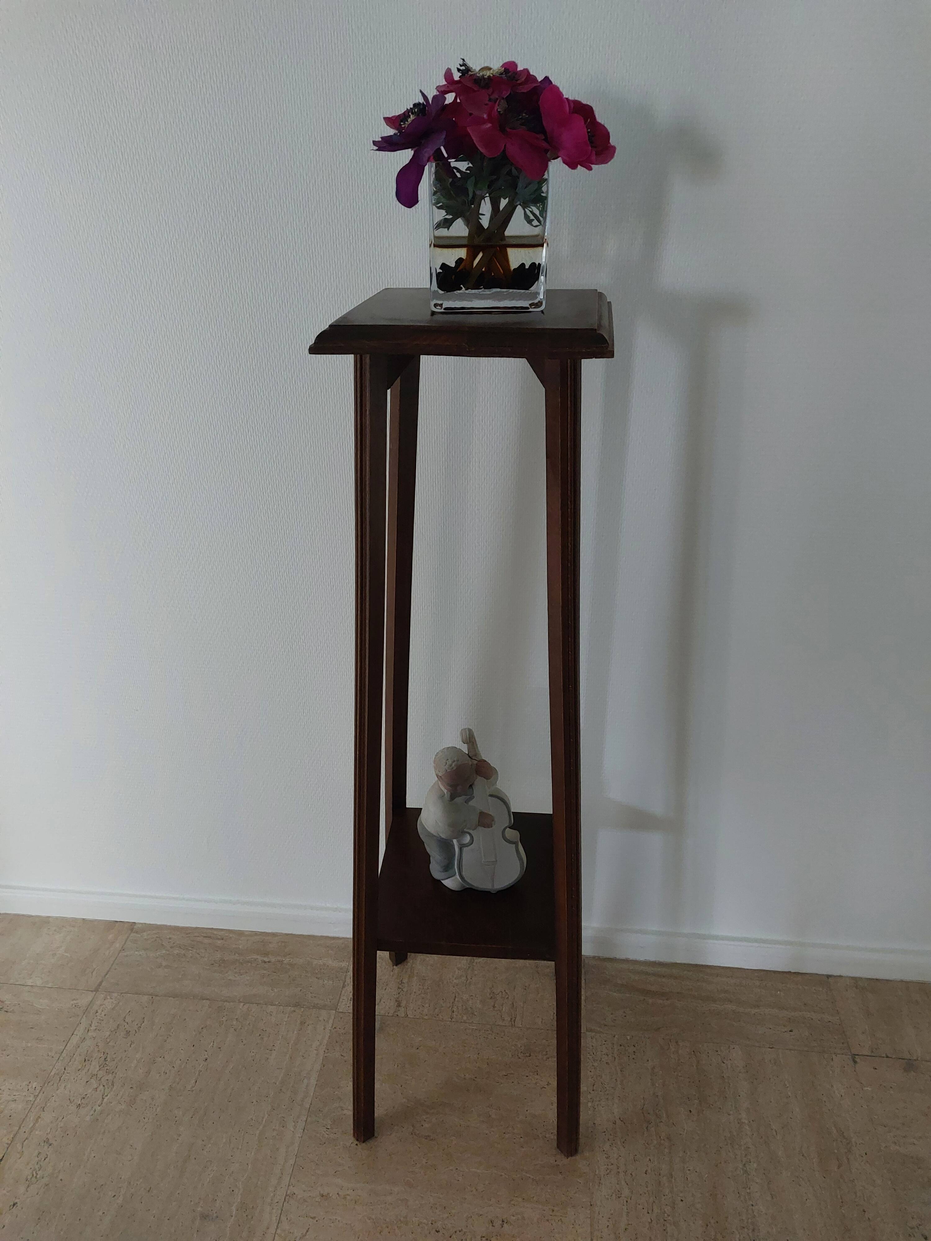 high wooden stool