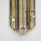 Pair of wall lamps in Murano glass
