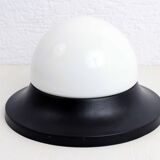 Wall lamp or ceiling lamp in metal and glass