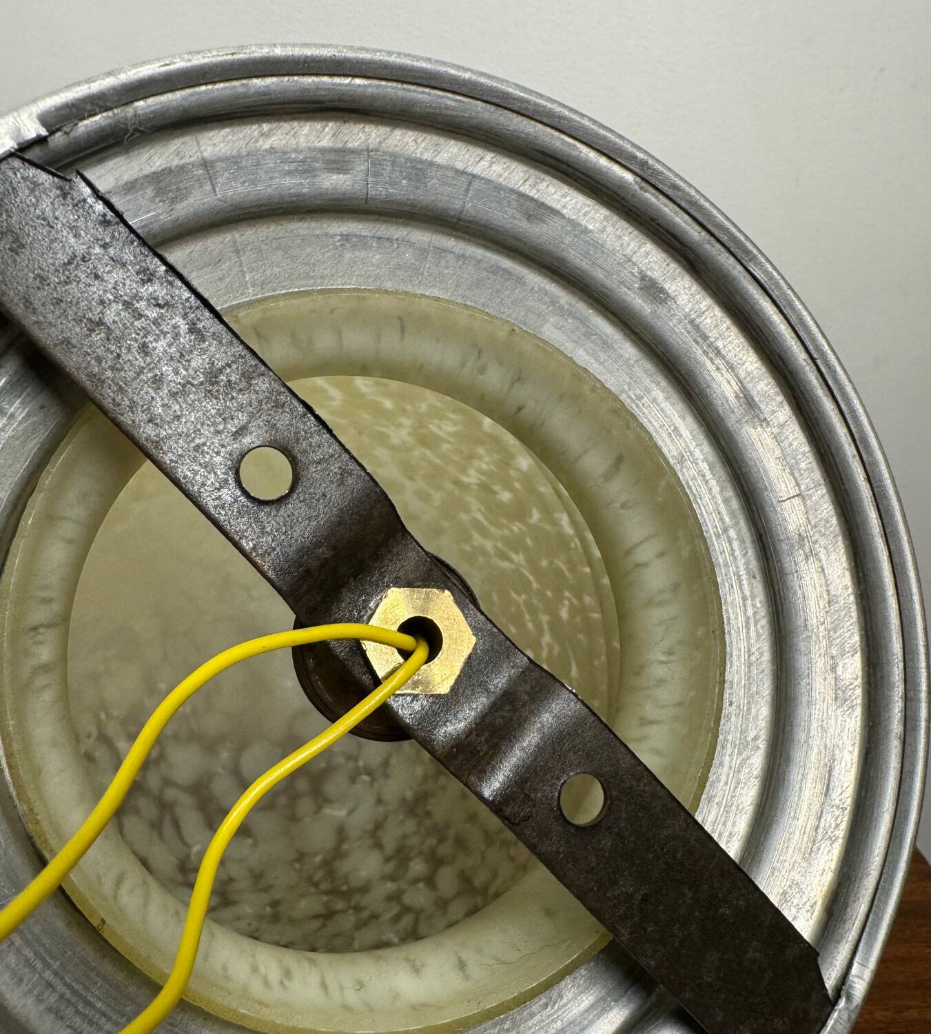 Ceiling light or glass lamp by Clichy Art Deco