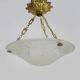 Art Deco washbasin suspension Loti Nancy, Delatte, glass paste, floral decoration