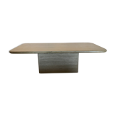 Table basse en travertin