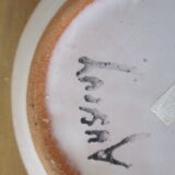 Set of ceramics signed Austry years 60 - 70
