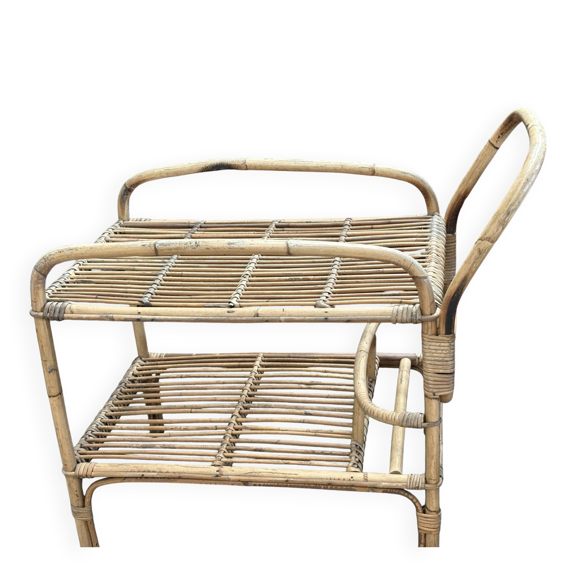 Rattan dessert bar