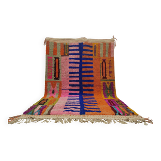 Berber rug in natural wool 2.5 x 1.5 m