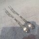 2 cold meat forks silver plated metal goldsmith Christofle Marly