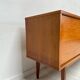 1960s extra large vintage minimalistic teak sideboard