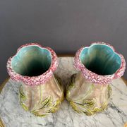 Pair of Art Nouveau Style Earthenware Vases, 20th Century