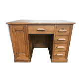 Massive oak administration desk 1950