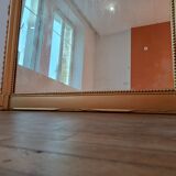 Antique mirror with pediment 119x99 cm