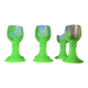 Set of 6 Alsatian crystal stem glasses in ouraline – Röme style