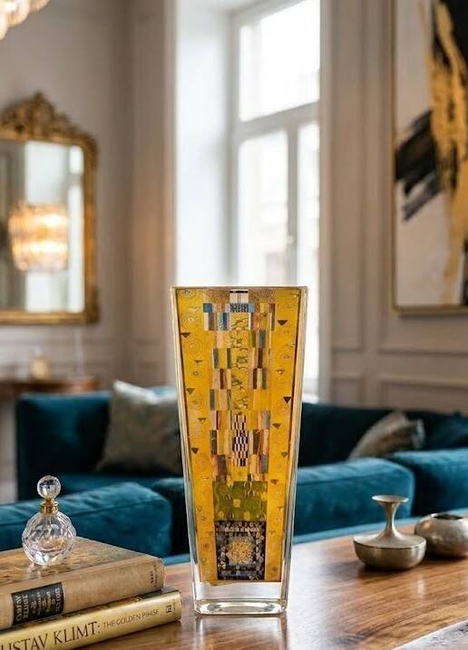 Goebel vase Artis Orbis Gustav Klimt "The Embrace"