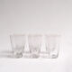 Set of 6 vintage blown glasses
