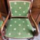 Serie de 4 fauteuils de style empire a crosse